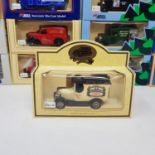 A Lledo Promotional model van, Gold River Blended Whisky and 72 others Lldeo vans, all boxed (box)