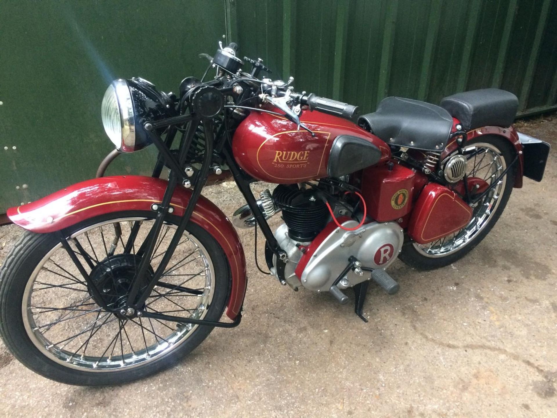 A 1938 Rudge 250 Sports Frame number 178 Engine number 62785 Registration number EUL 54 ( - Image 2 of 11