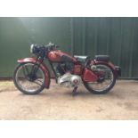 A 1938 Rudge 250 Sports Frame number 178 Engine number 62785 Registration number EUL 54 (