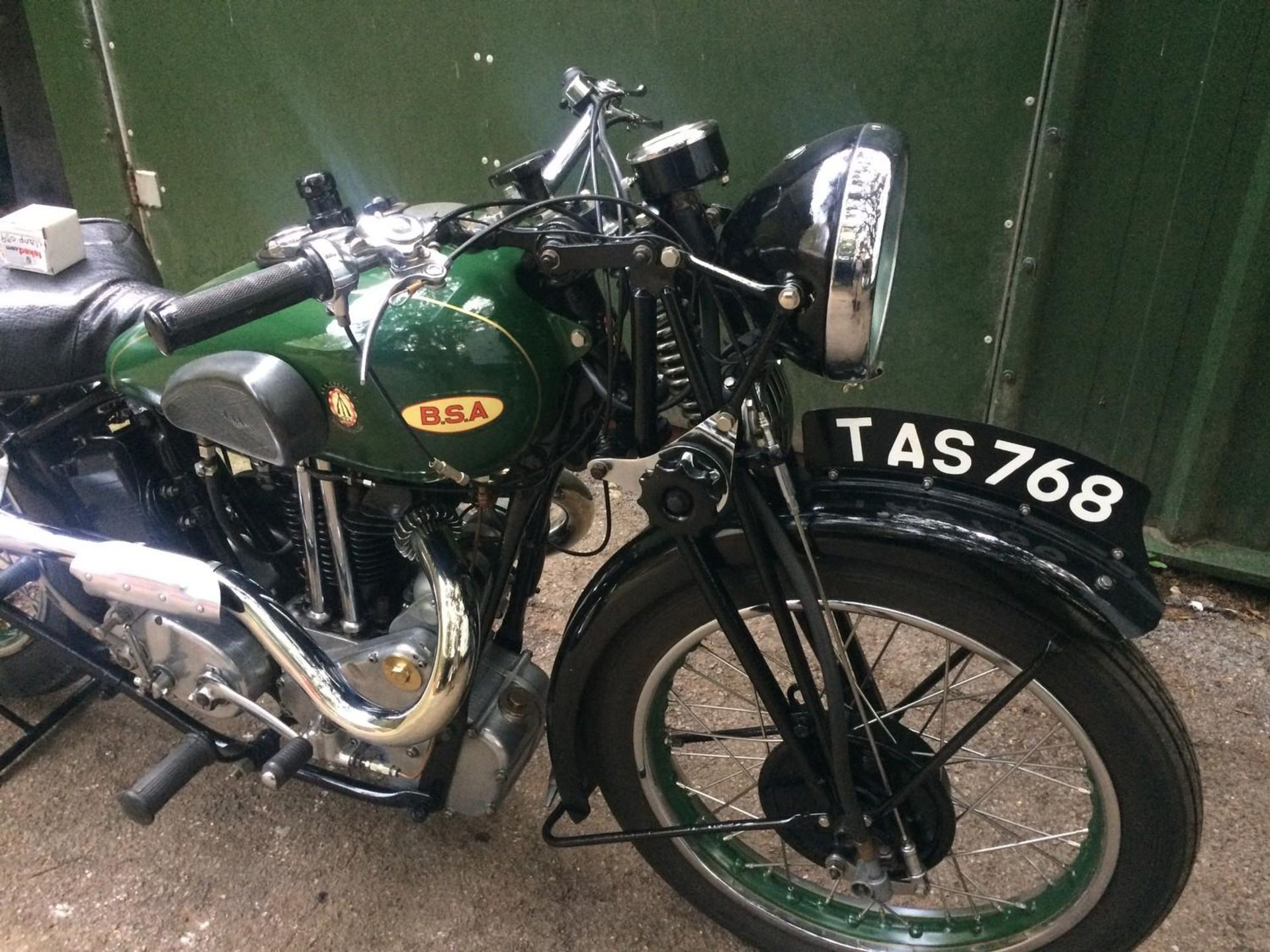 A 1936 BSA Blue Star Q21 500cc OHV Frame number D62795 Engine number 500cc/D20527C Registration - Image 11 of 20