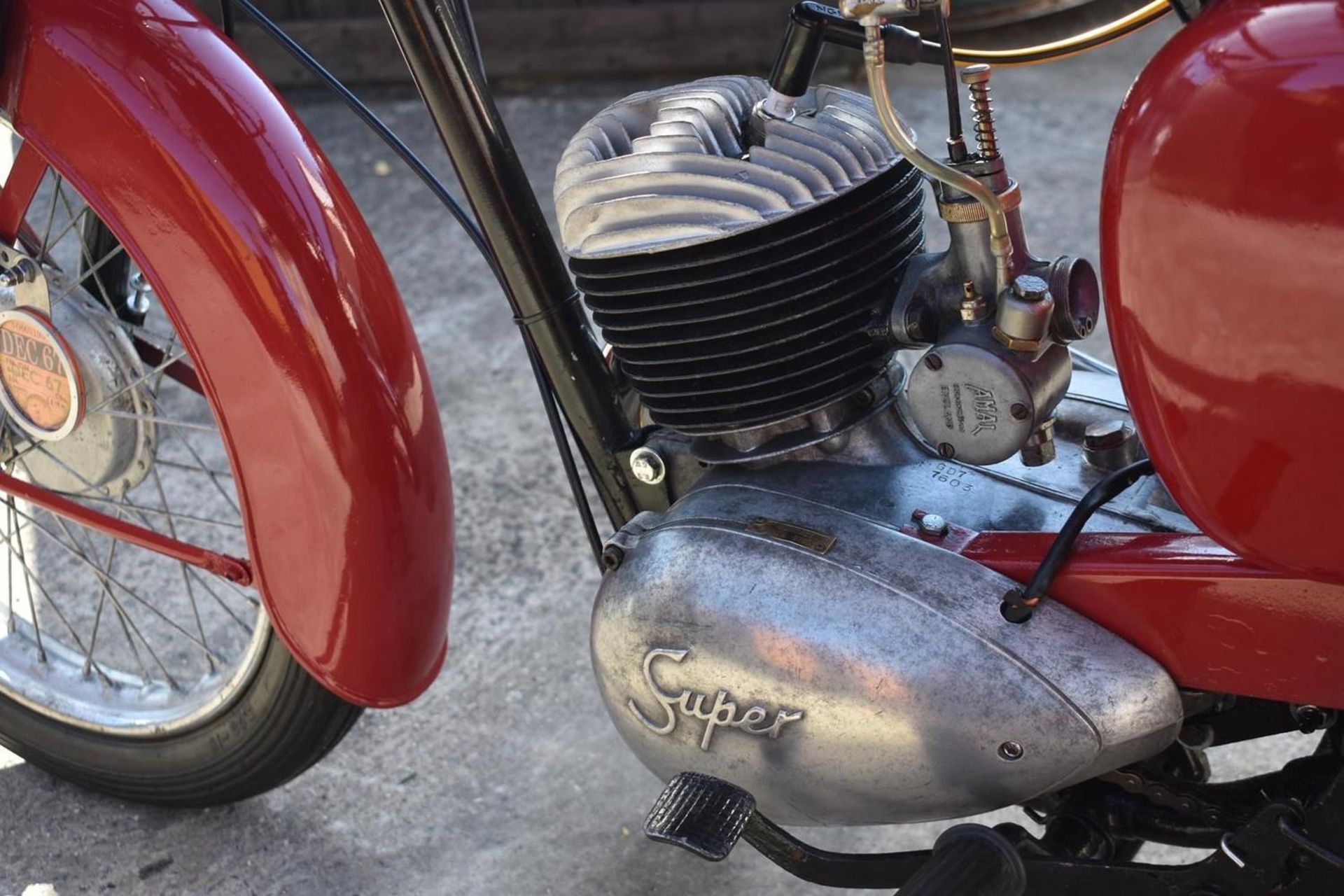 A 1966 BSA Bantam D7 De-Luxe Registration number FPR 975E Frame number GD77603 Engine number GD77603 - Image 5 of 12