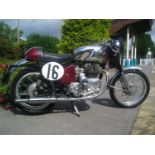 A 1957 Royal Enfield Super Meteor Prepared by Syd Lawton using a factory pre production prototype