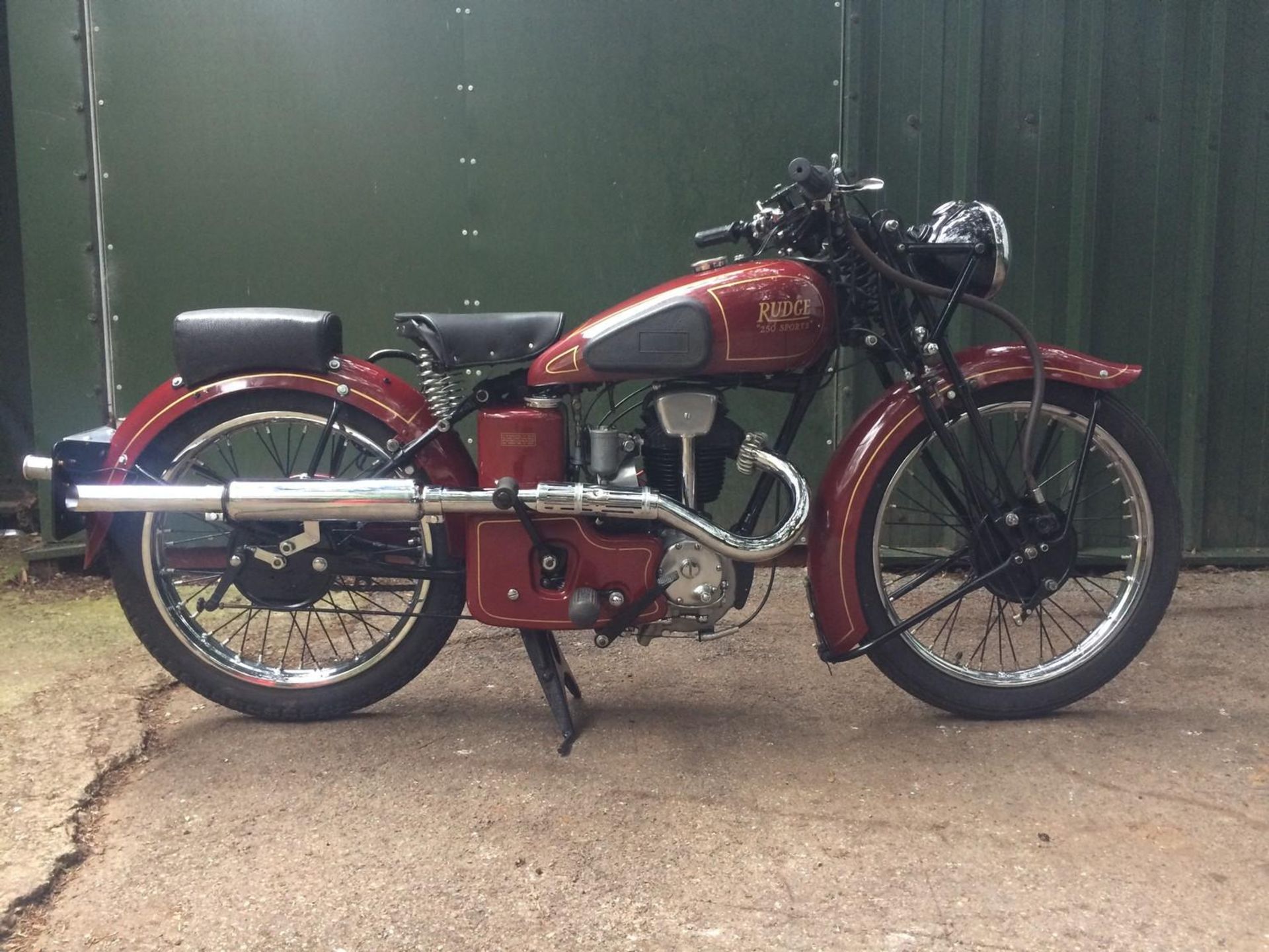 A 1938 Rudge 250 Sports Frame number 178 Engine number 62785 Registration number EUL 54 ( - Image 8 of 11