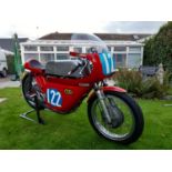 A 1966 Ducati 350 classic racing motorcycle Engine number DM 25094450 Ducati frame with narrow