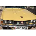 A 1974 Rover P6 3500 S Registration number GNC 216N Mustard Yellow Black leather interior MOT