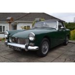 A 1969 MG Midget Registration number YGX 130G V5C British Racing Green Purchased by the vendor in