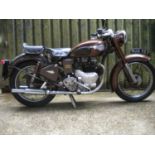 1953 Royal Enfield Meteor Frame number T 1001 Engine number T 71001 Registration RUG 757 (