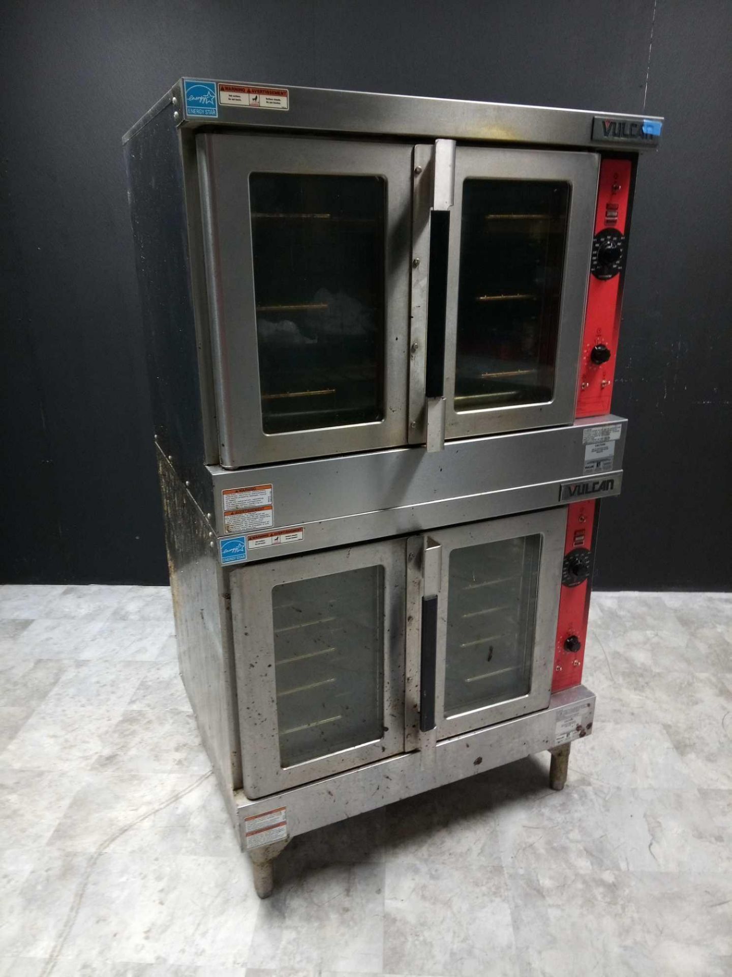 HOBART VULCAN VC4GD-11D350K COMMERCIAL DOUBLE OVEN