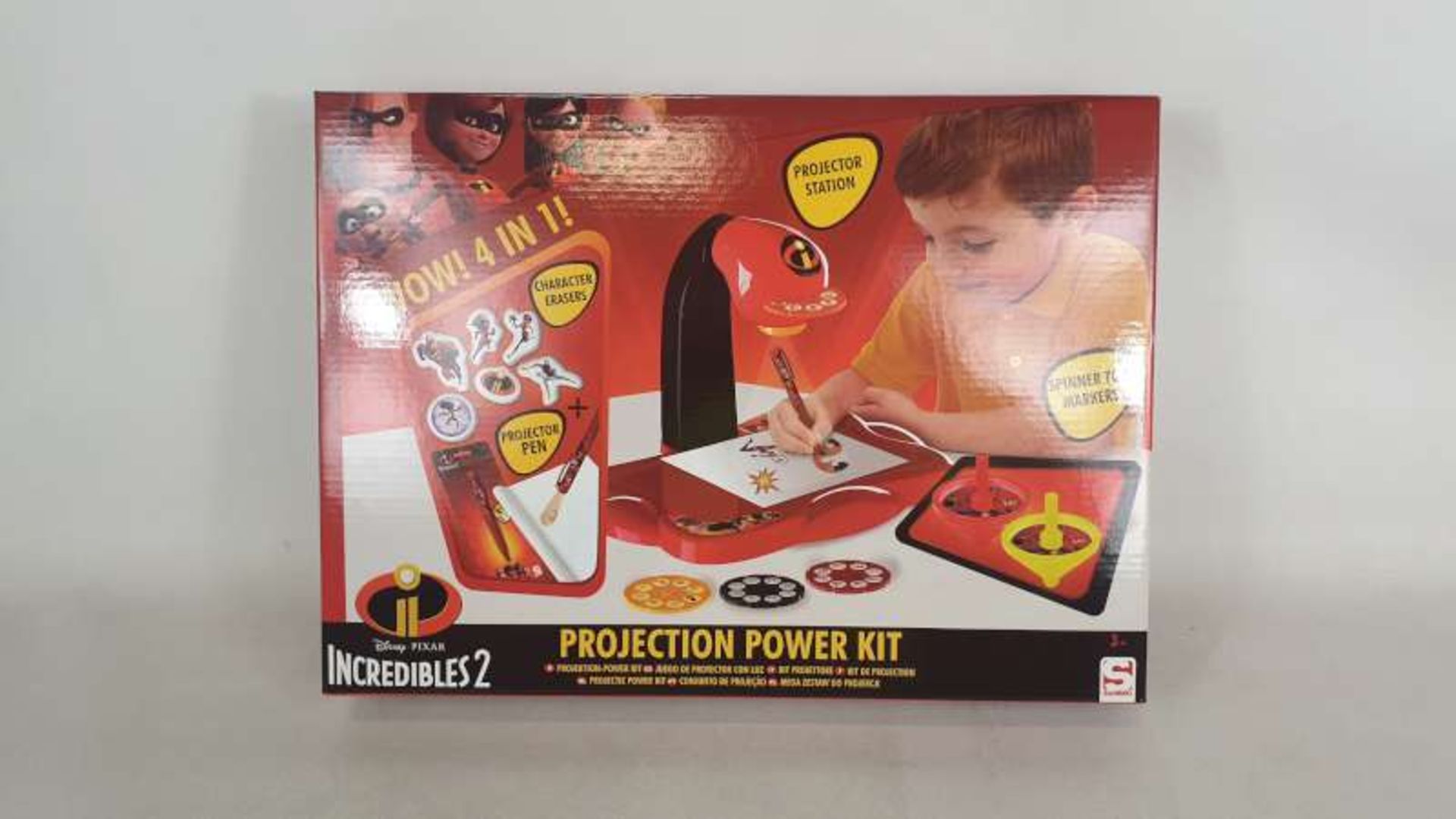 24 X BRAND NEW BOXED DISNEY PIXAR INCREDIABLES PROJECTION POWER KIT IN 4 BOXES