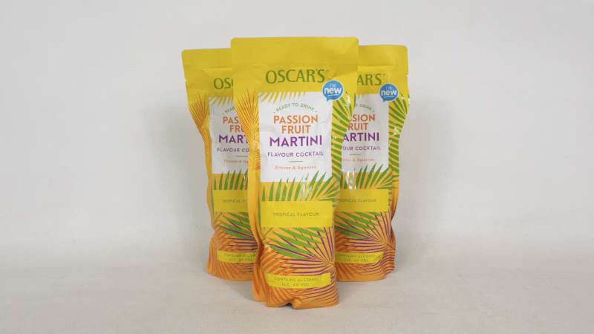 208 X BRAND NEW 250ML OSCARS PASSION FRUIT MARTINI FROZEN COCKTAILS BEST BEFORE 21/10/2020
