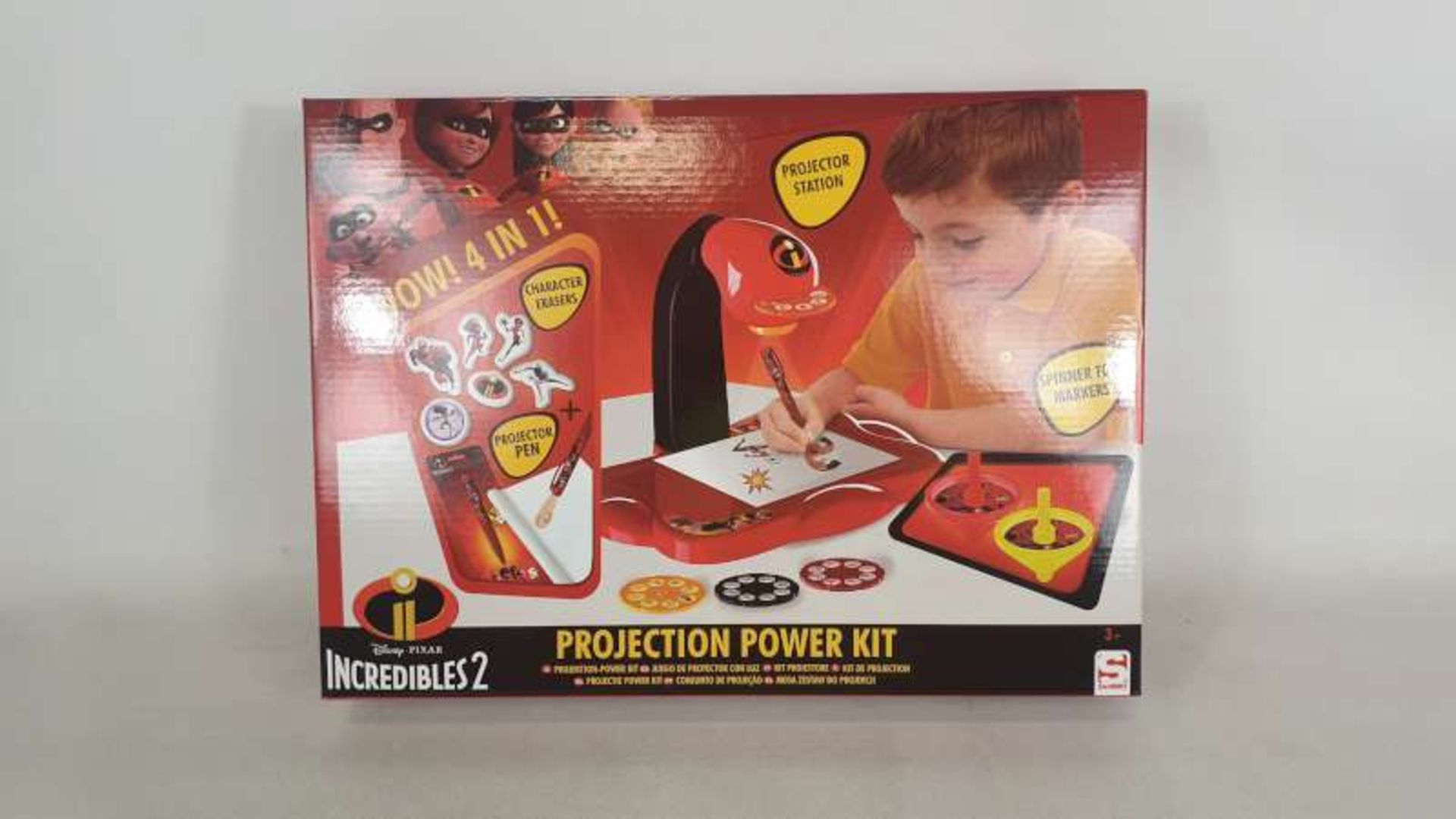 24 X BRAND NEW BOXED DISNEY PIXAR INCREDIABLES PROJECTION STATION IN 4 BOXES