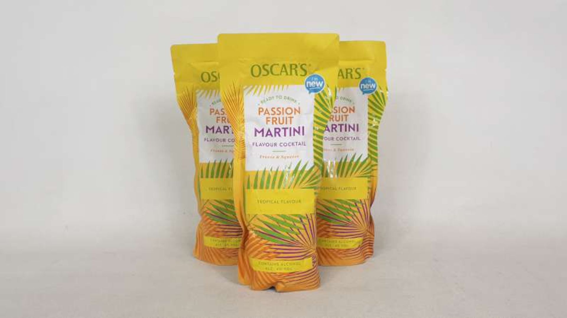 208 X BRAND NEW 250ML OSCARS PASSION FRUIT MARTINI FROZEN COCKTAILS BEST BEFORE 21/10/2020