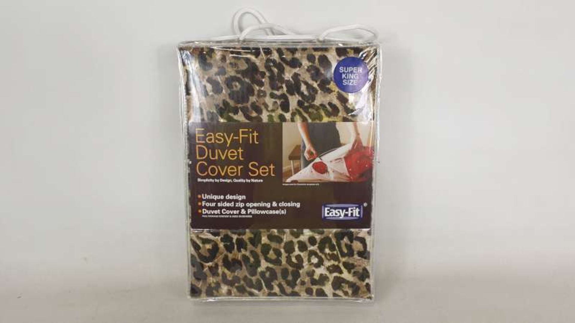 6 X BRAND NEW EASY-FIT SUPERKING SIZE ANIMAL 1 P1 DUVET + 2 PILLOWCASES RRP £73.65 PER PIECE