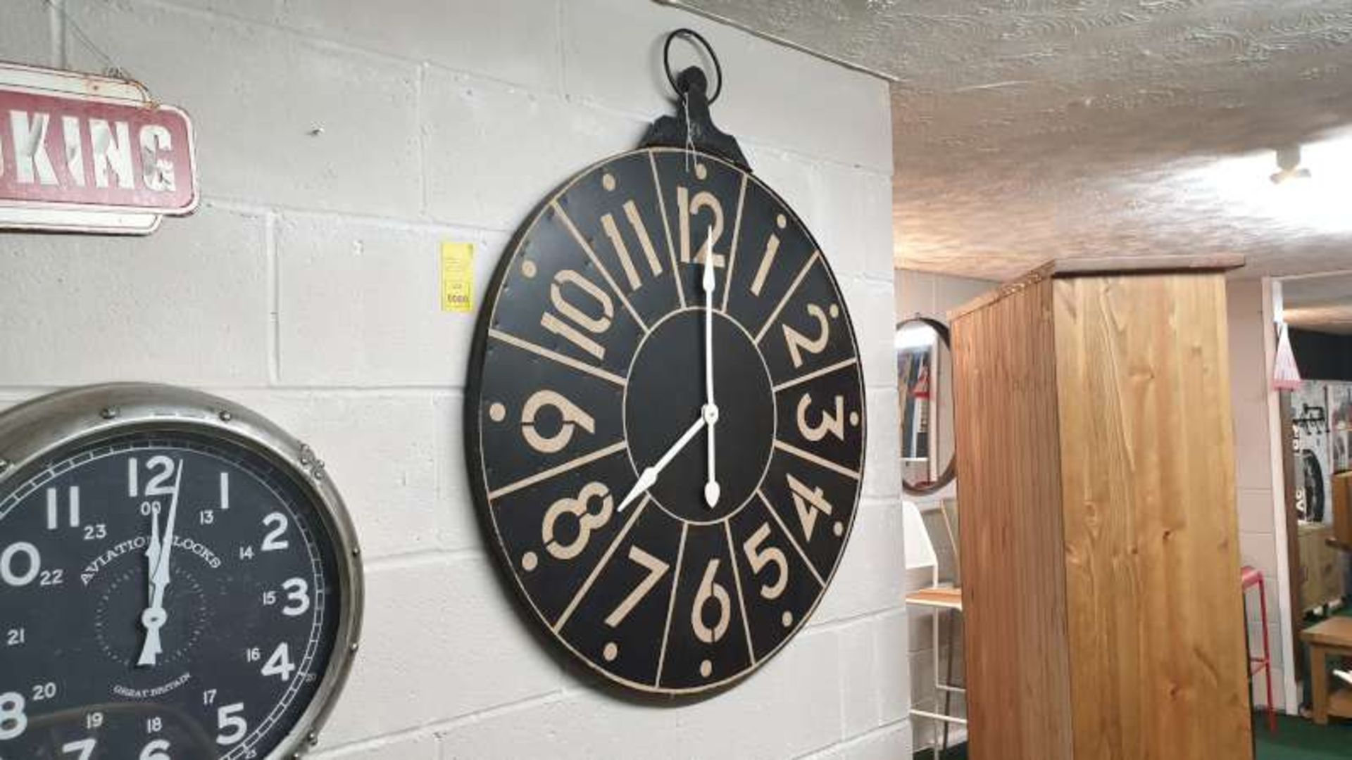 GIANT WALL CLOCK 92CM DIA RRP £145