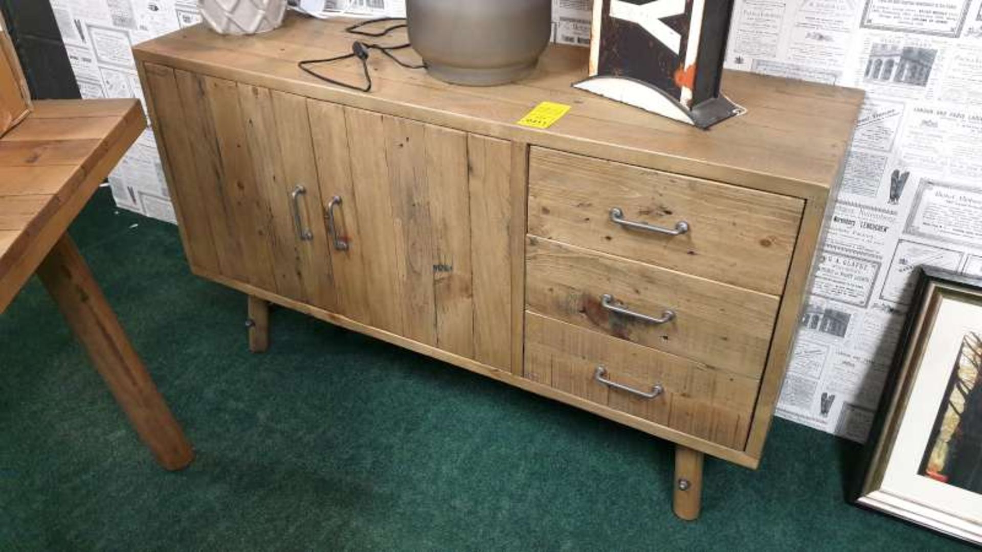 CAIRN WOODEN SIDEBOARD 130 X 40 X 75CM HIGH RRP £879