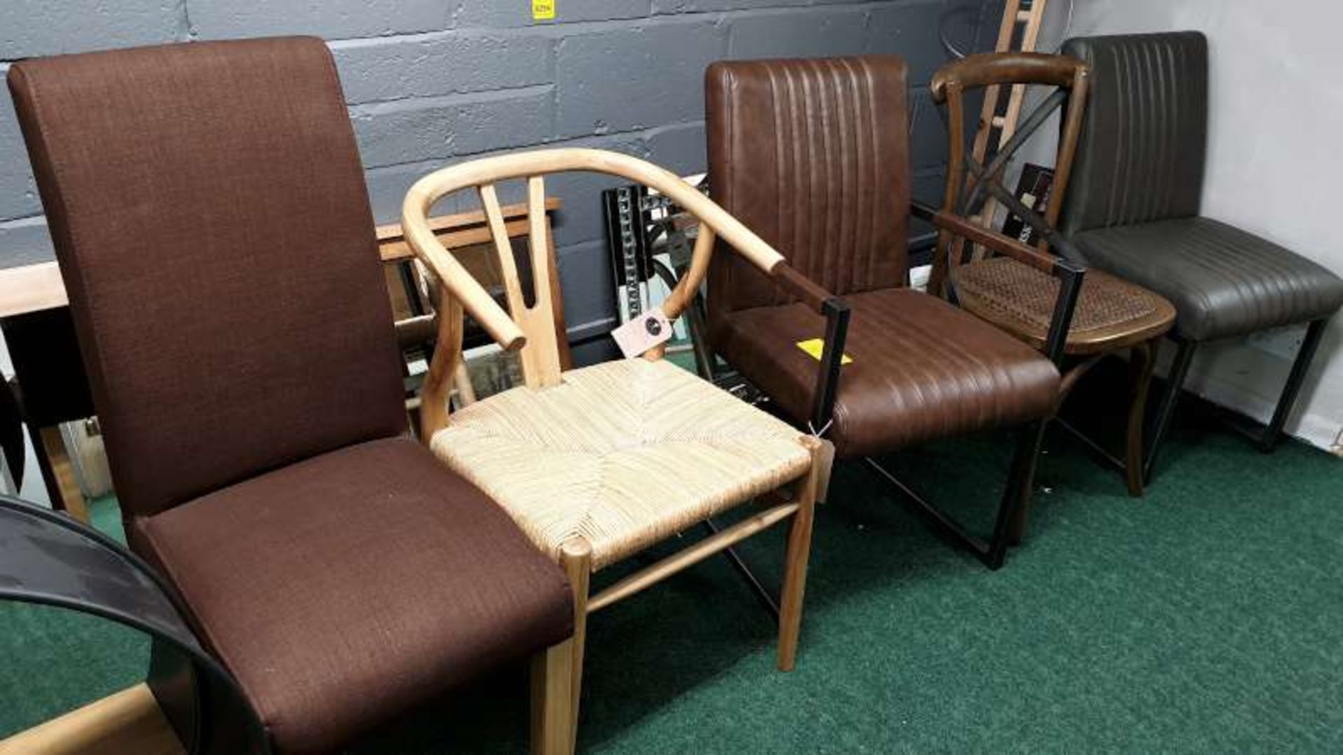 5 ASSORTED CHAIRS TOTAL RRP £645