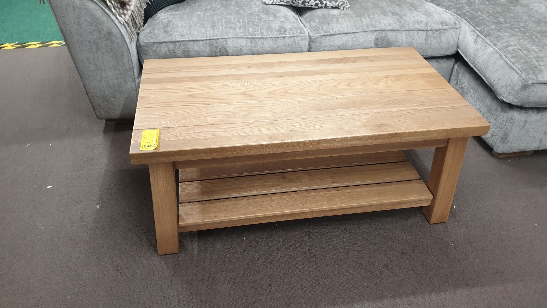 WYOMING COFFEE TABLE WITH UNDERSHELF STORAGE SIZE L1095MM X W600MM X H460MM RRP 250.00