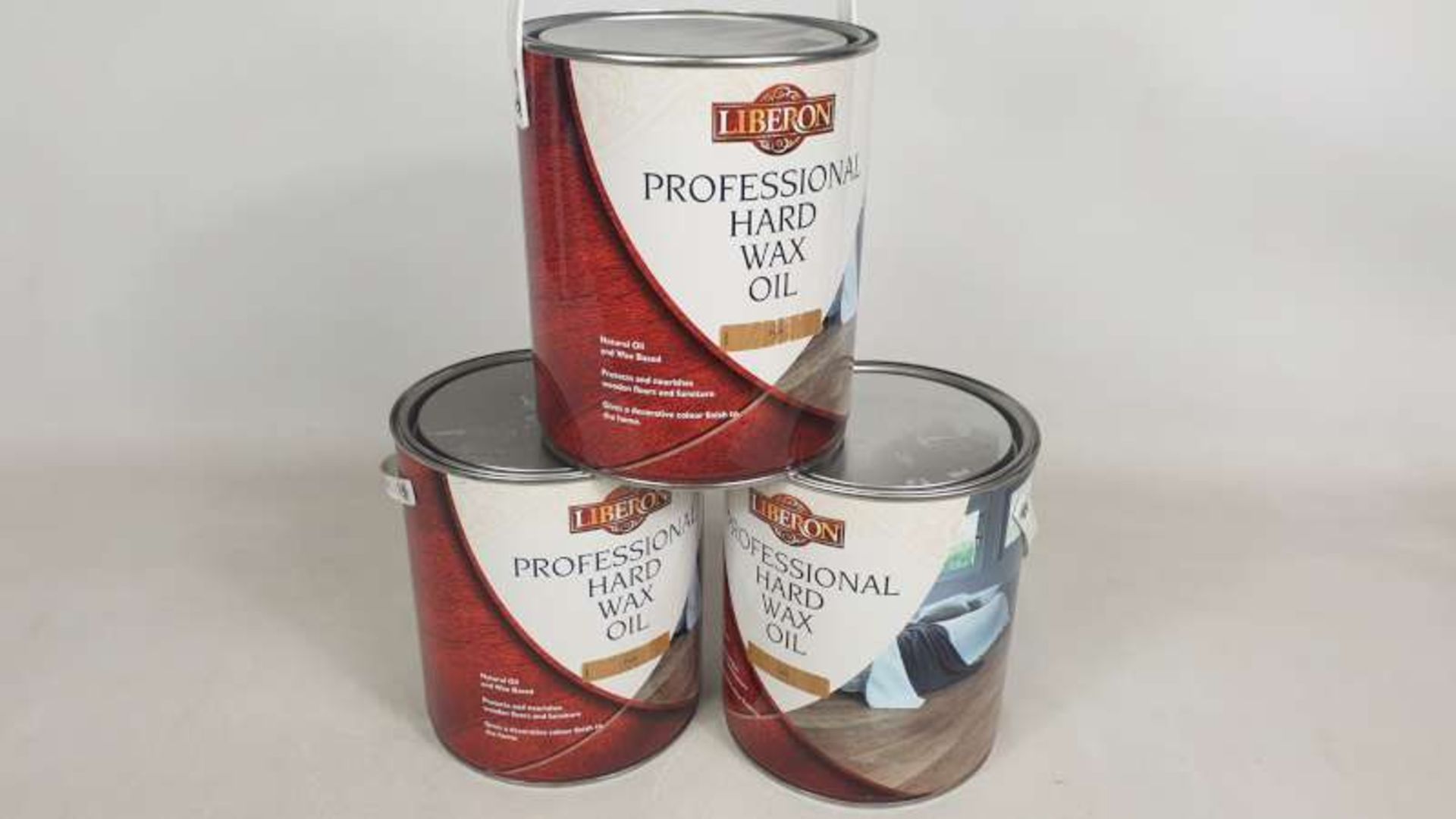 10 X BRAND NEW 2.5LITRE TINS LIBERON PROFESSIONAL HARD WAX OIL COLOUR TEAK