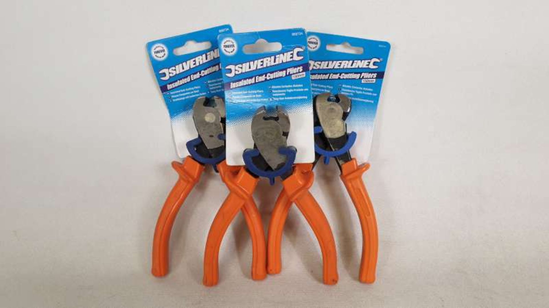 17 X SILVERLINE INSULATED END CUTTING PLIERS