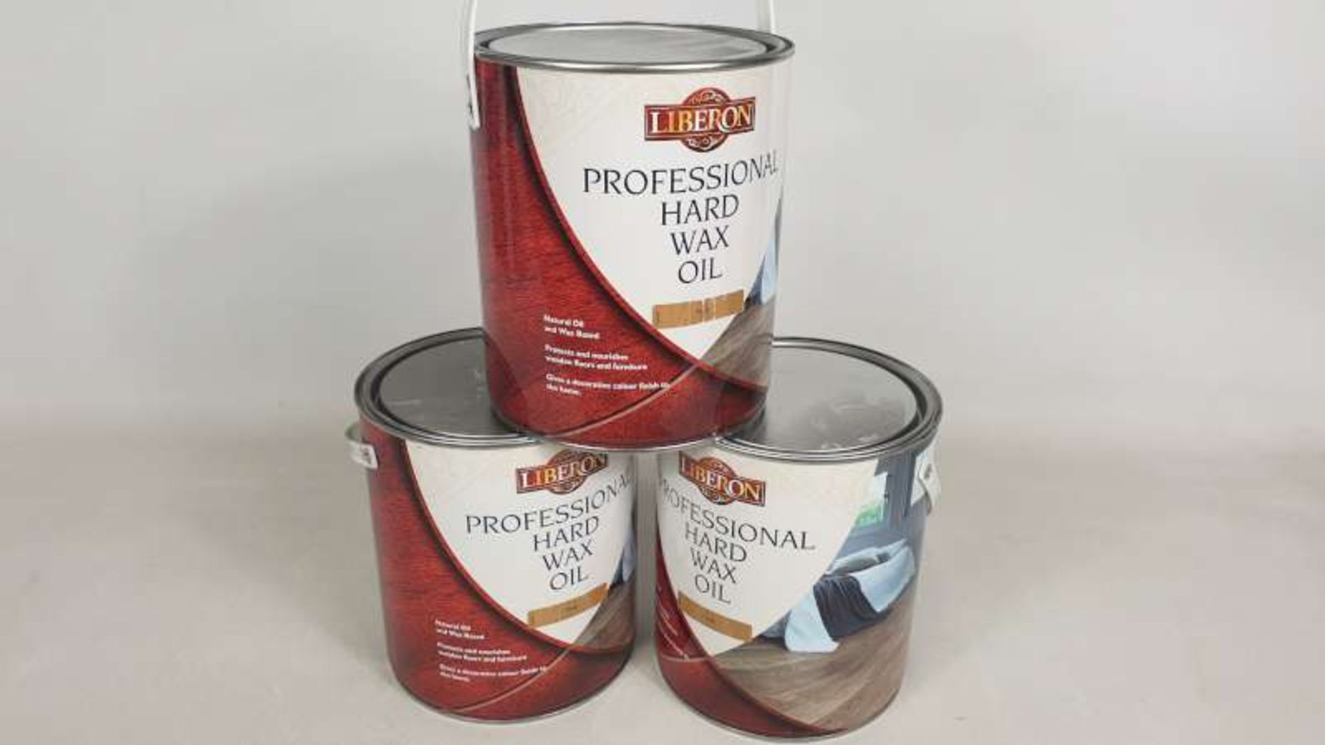 10 X BRAND NEW 2.5LITRE TINS LIBERON PROFESSIONAL HARD WAX OIL COLOUR TEAK