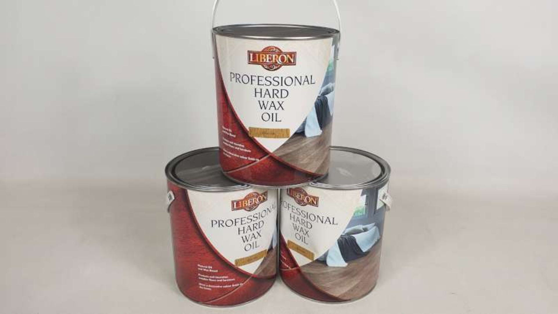 10 X BRAND NEW 2.5LITRE TINS LIBERON PROFESSIONAL HARD WAX OIL COLOUR CLEAR OAK