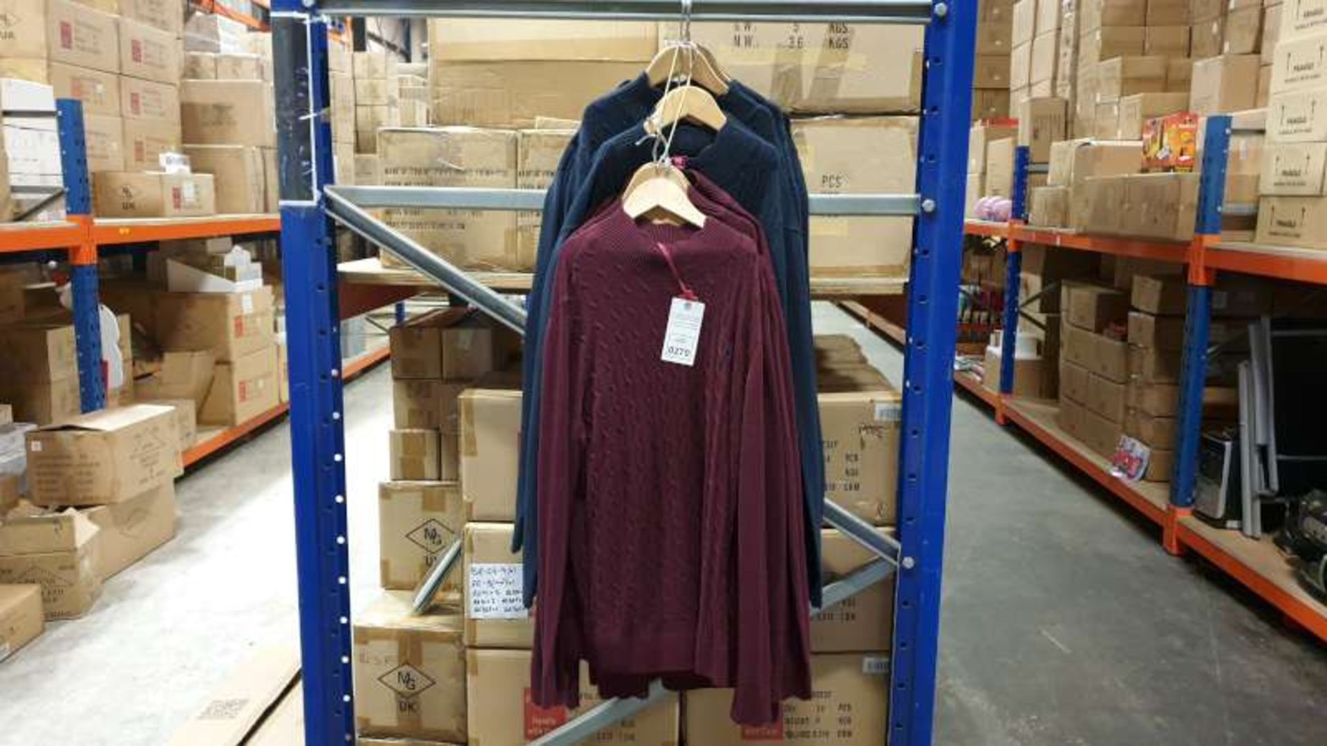 10 X LADIES JACK MURPHY WINTER LONG SLEEVED TOPS COLOURS BURGUNDY AND NAVY IN VARIOUS SIZES