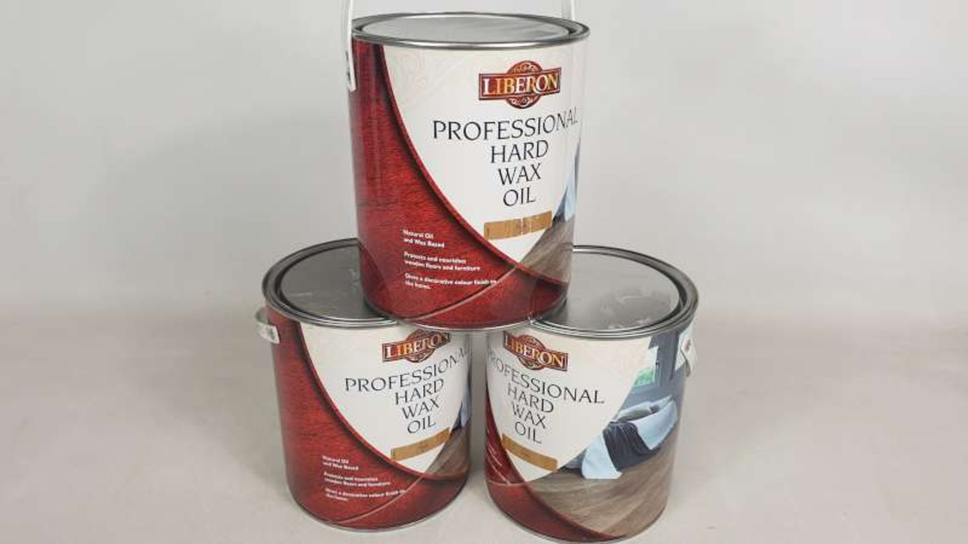 10 X BRAND NEW 2.5LITRE TINS LIBERON PROFESSIONAL HARD WAX OIL COLOUR TEAK