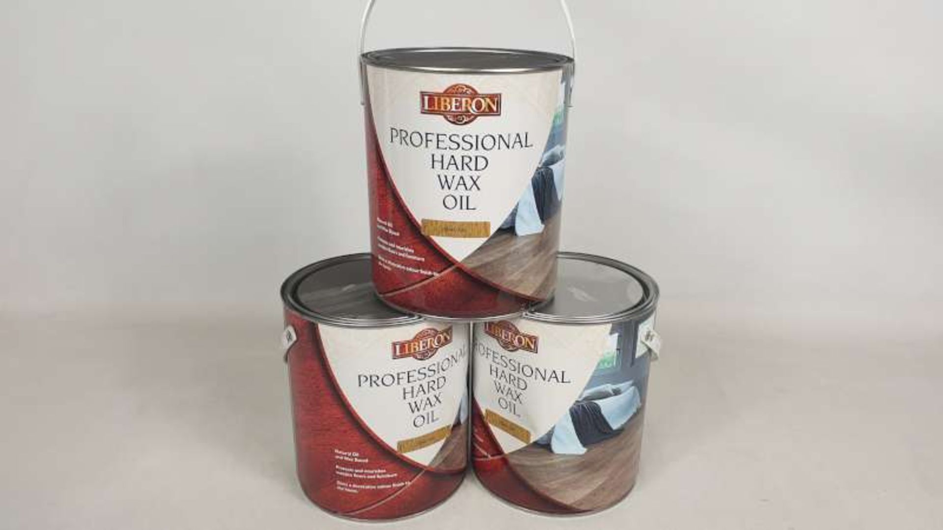 10 X BRAND NEW 2.5LITRE TINS LIBERON PROFESSIONAL HARD WAX OIL COLOUR CLEAR OAK