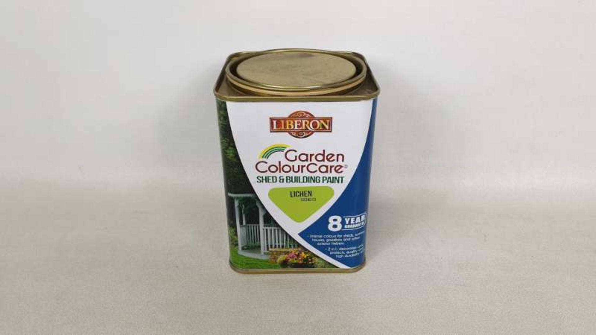 30 X 1 LITRE LIBERON GARDEN COLOUR CARE SHED AND BUILDING LICHEN COLOURED PAINT