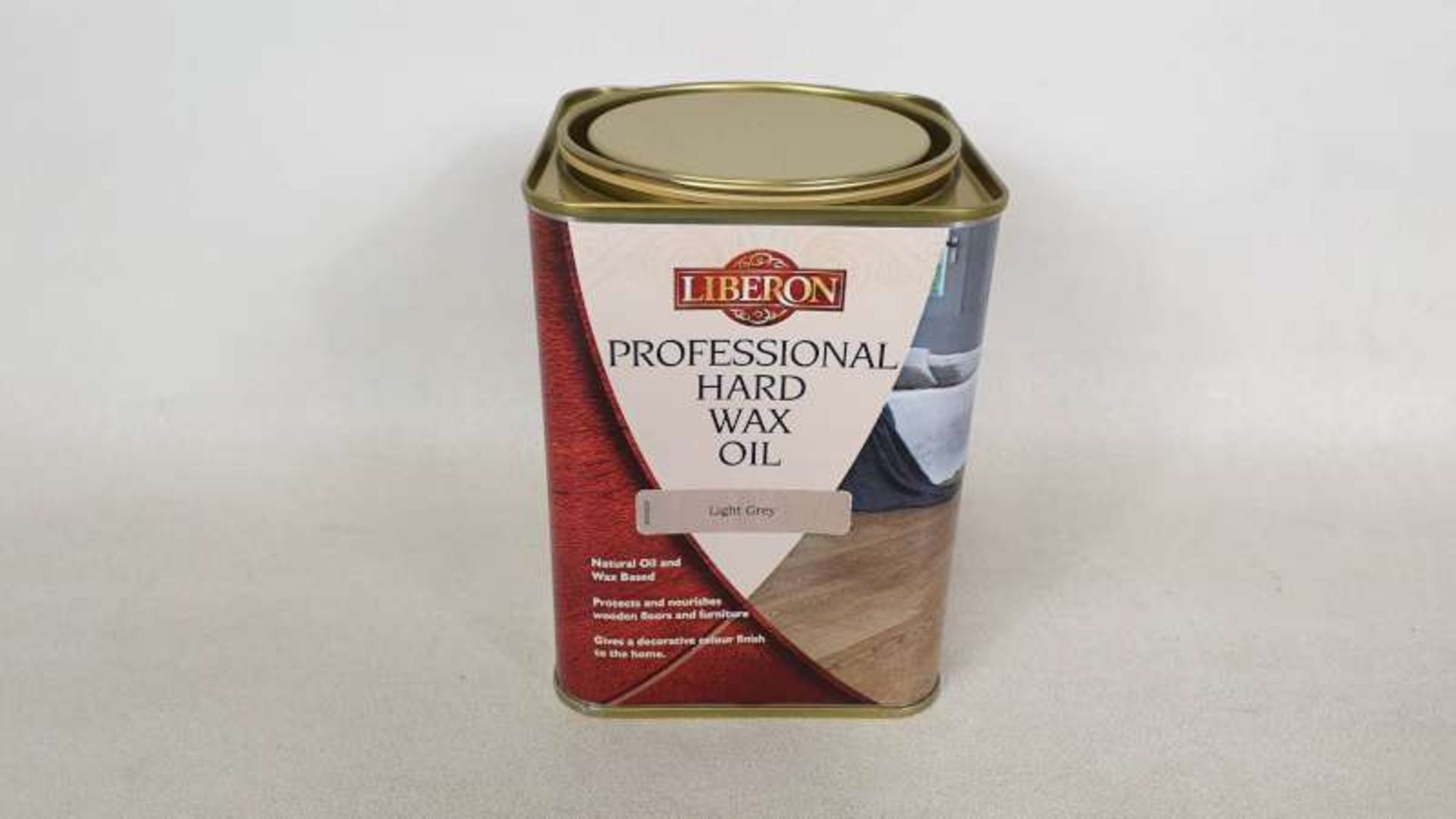 15 X 1 LITRE LIBERON PROFESSIONAL HARD WAX OIL COLOUR LIGHT GREY