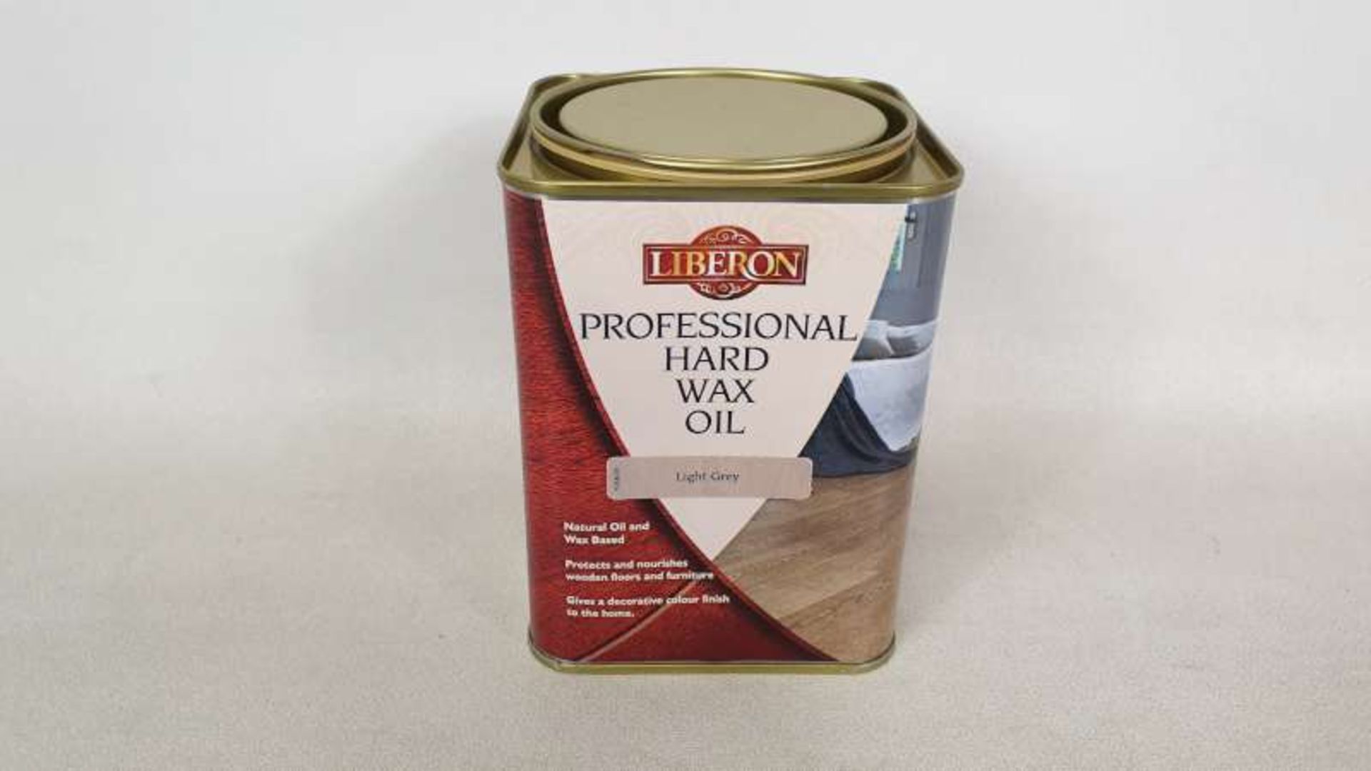 15 X 1 LITRE LIBERON PROFESSIONAL HARD WAX OIL COLOUR LIGHT GREY