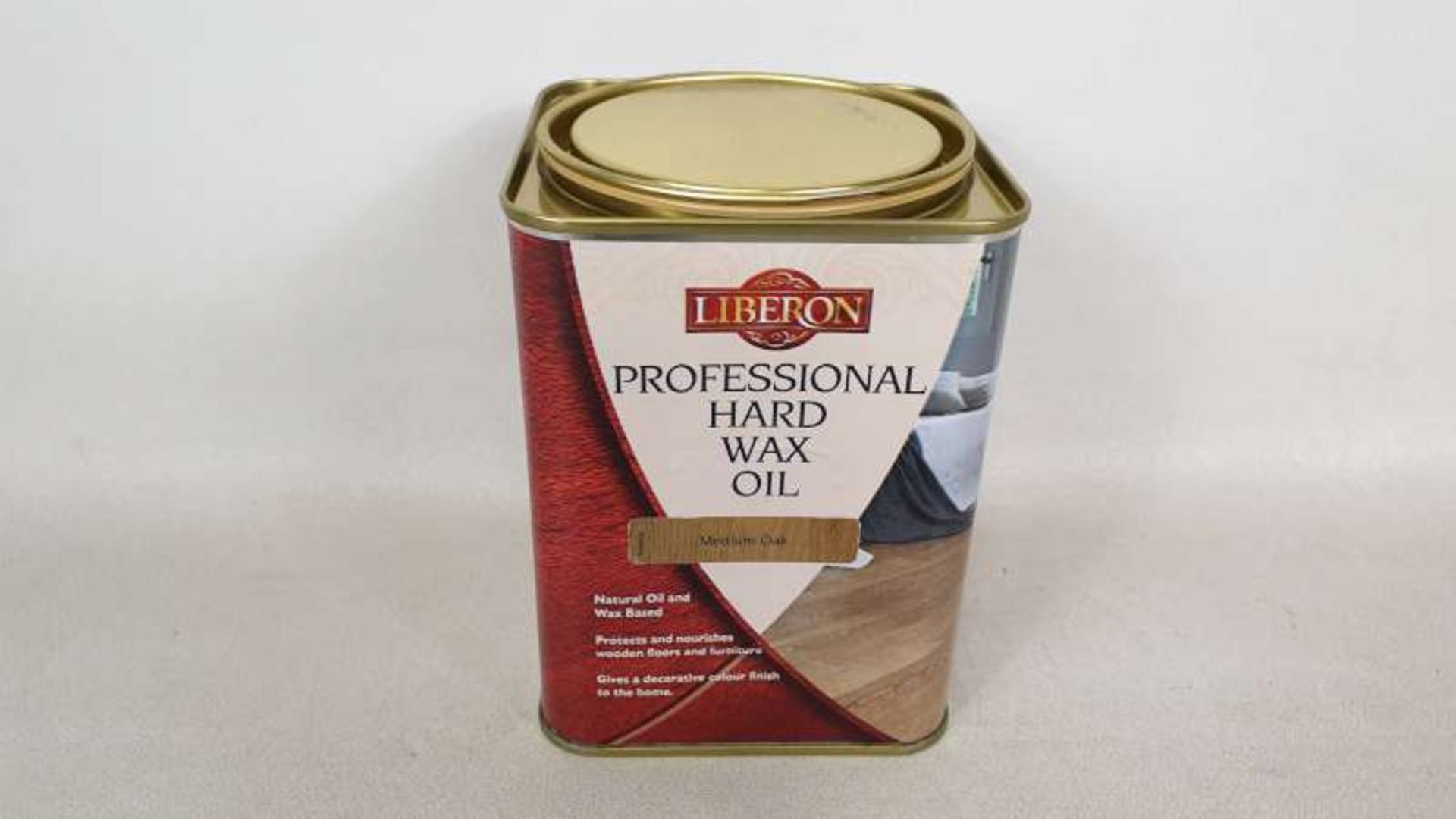 15 X 1 LITRE LIBERON MEDIUM OAK COLOURED PROFESSIONAL HARD WAX OIL