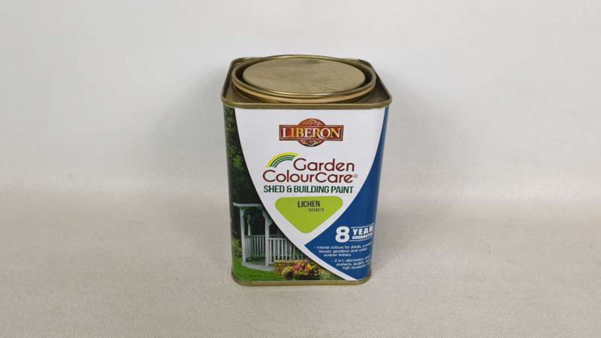 30 X 1 LITRE LIBERON GARDEN COLOUR CARE SHED AND BUILDING LICHEN COLOURED PAINT