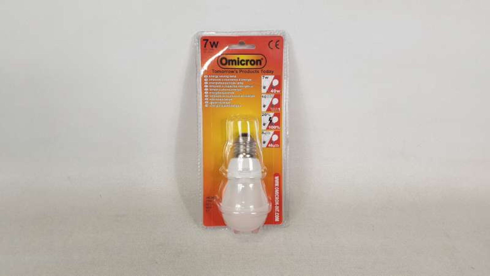 96 X 7 WATT OMICRON LIGHT BULBS IN 2 BOXES