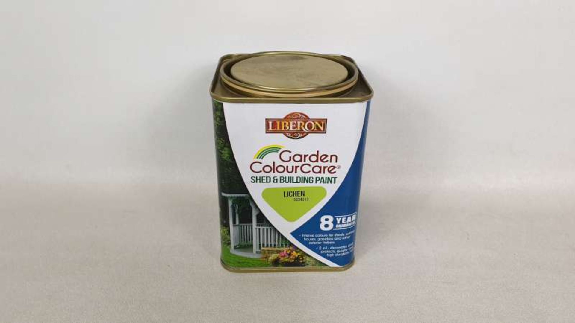 30 X 1 LITRE LIBERON GARDEN COLOUR CARE SHED AND BUILDING LICHEN COLOURED PAINT