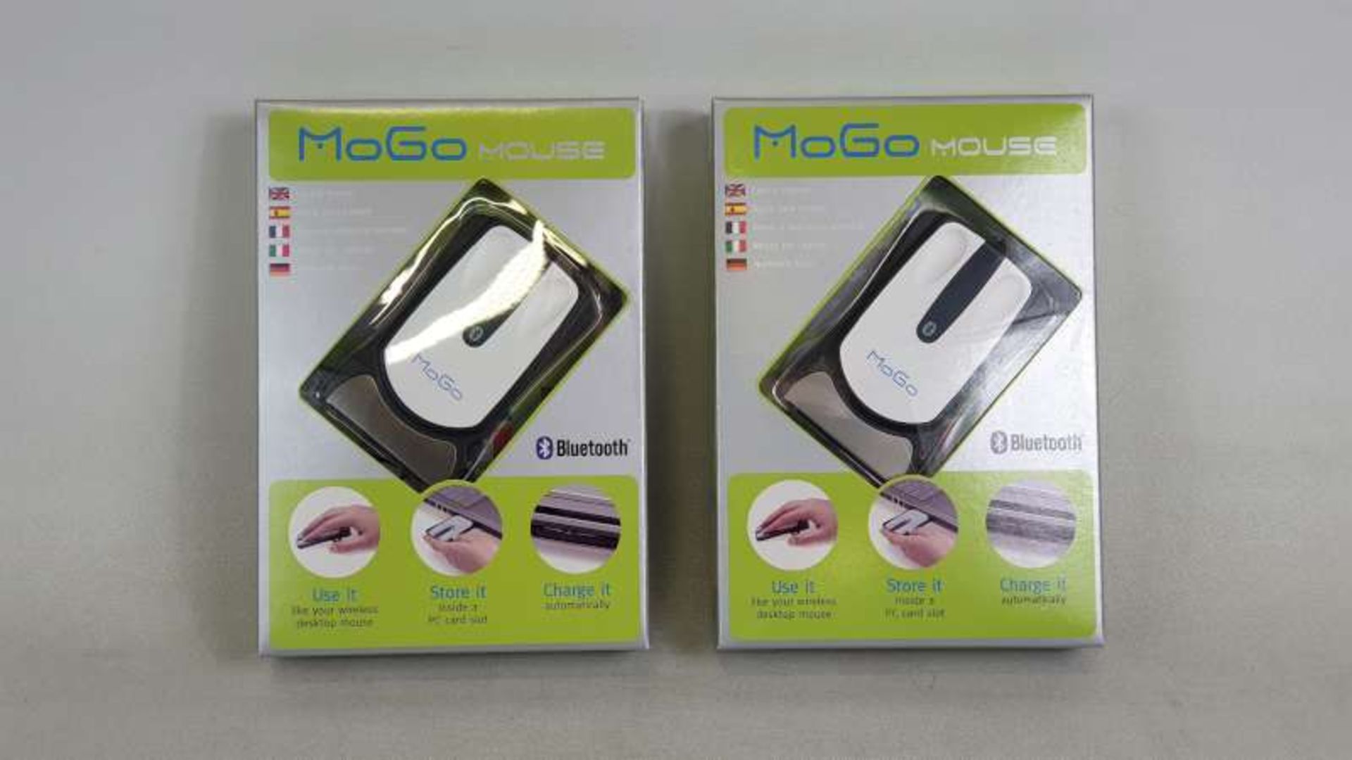 60 X MOGO BLUETOOTH MOUSE IN 3 BOXES