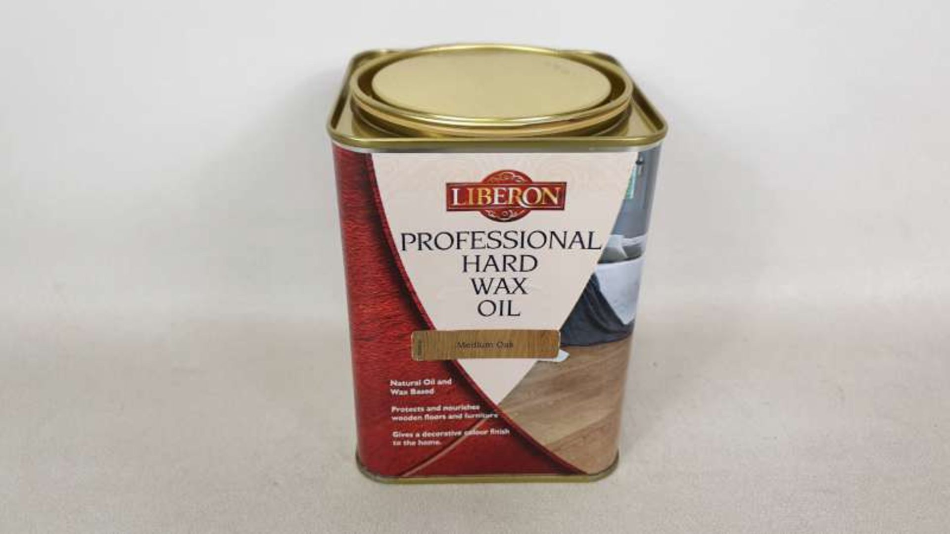 15 X 1 LITRE LIBERON MEDIUM OAK COLOURED PROFESSIONAL HARD WAX OIL