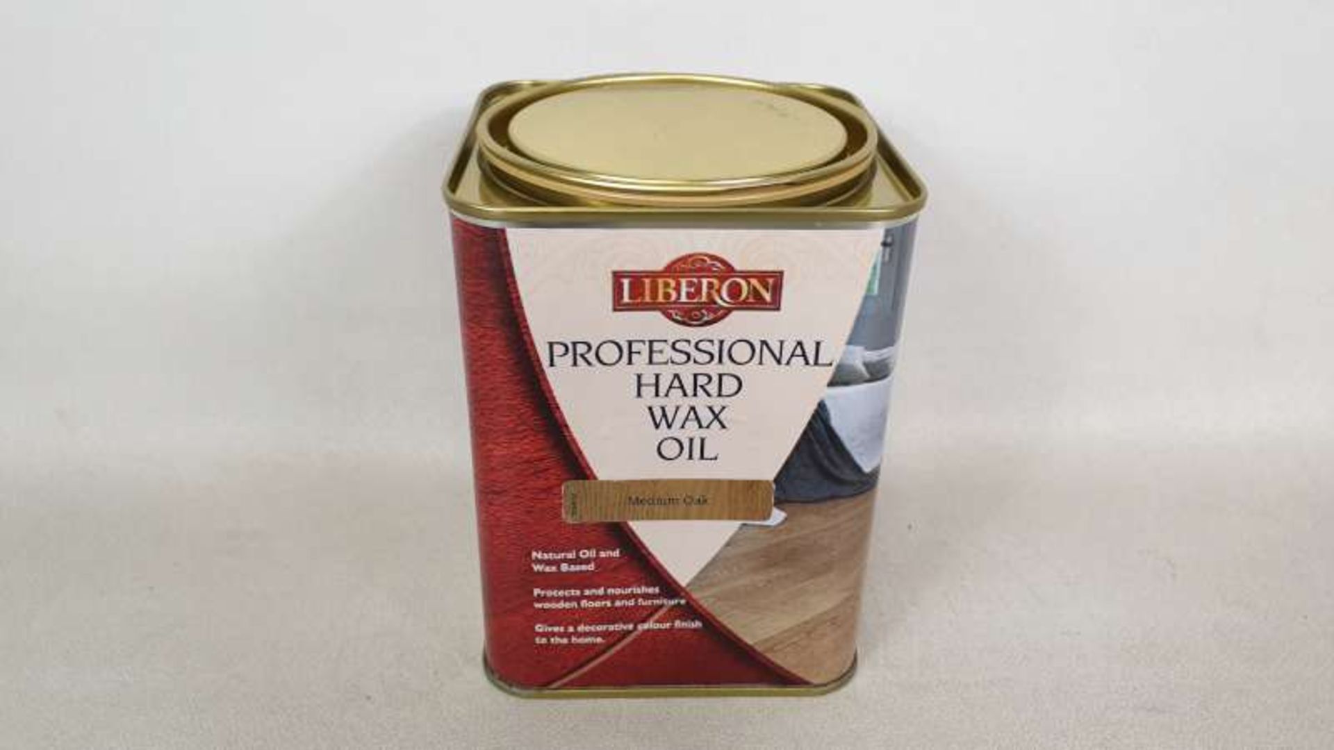 15 X 1 LITRE LIBERON MEDIUM OAK COLOURED PROFESSIONAL HARD WAX OIL