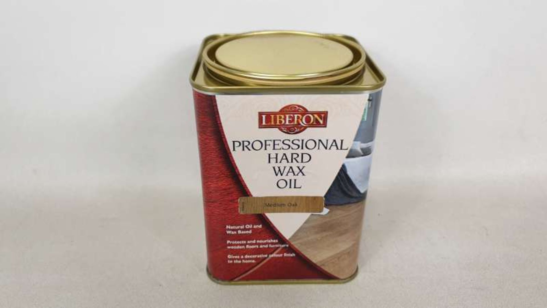 15 X 1 LITRE LIBERON MEDIUM OAK COLOURED PROFESSIONAL HARD WAX OIL