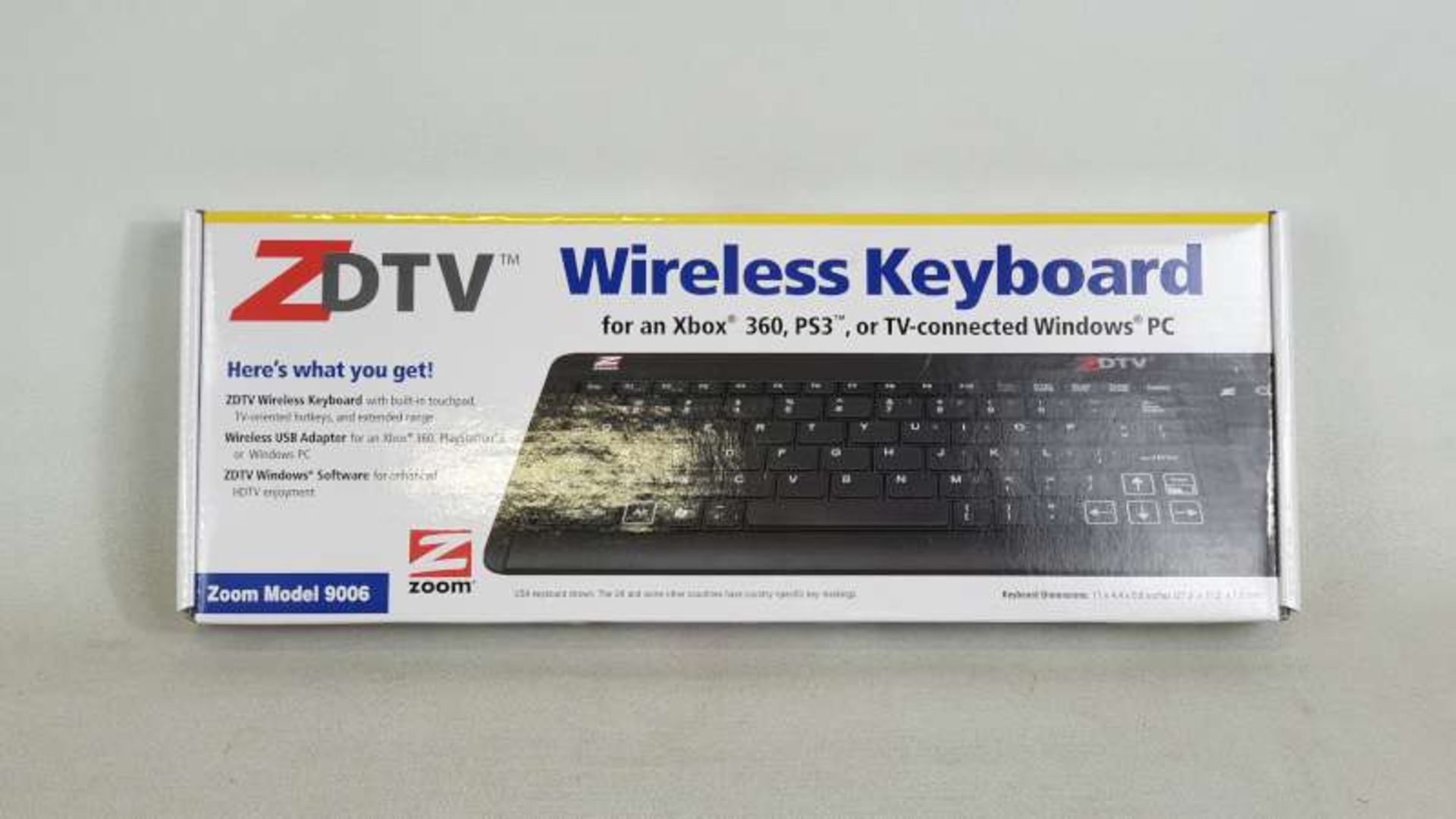 20 X BRAND NEW ZDTV WIRELESS KEYBOARDS IN 1 BOX