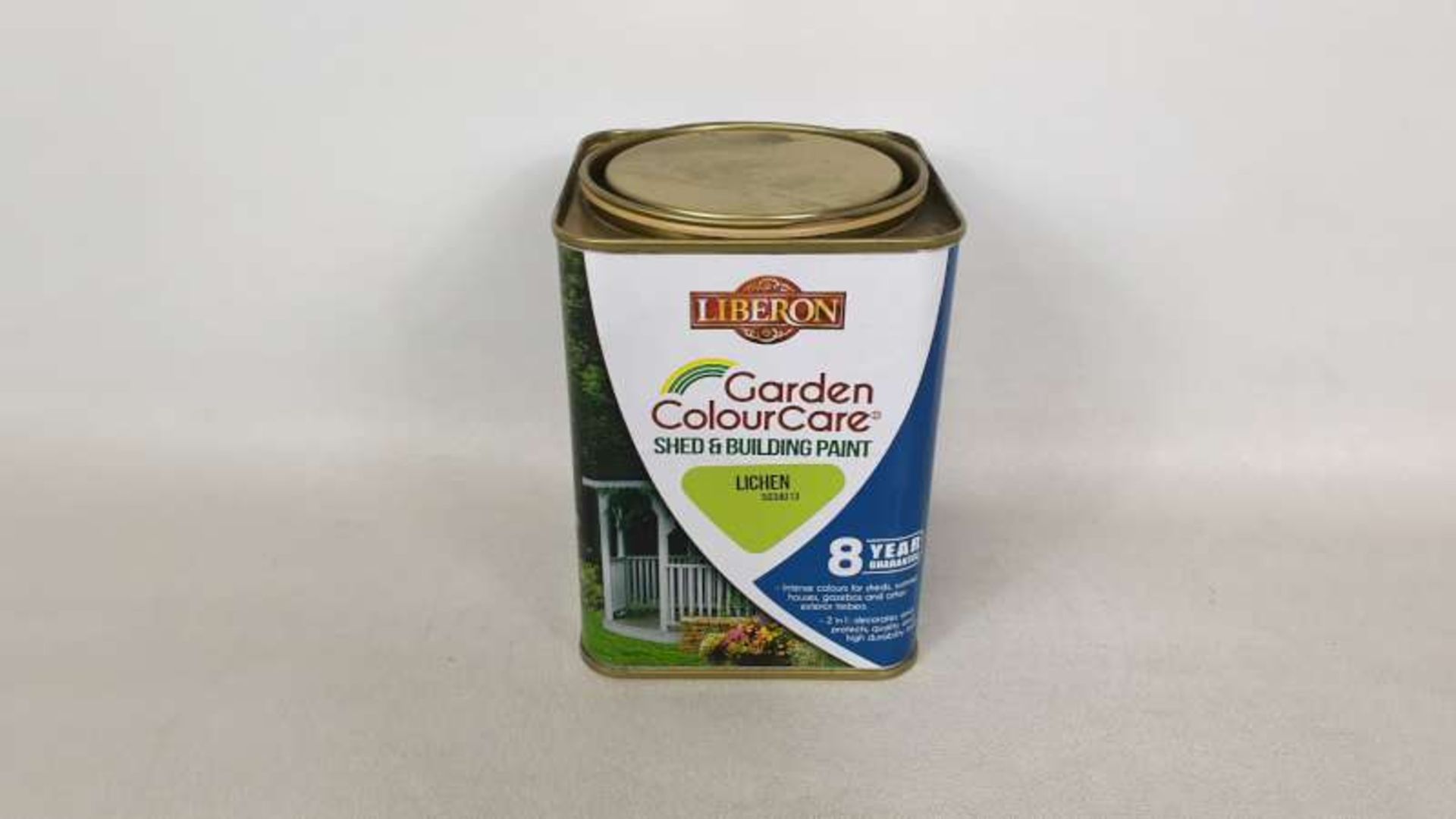 30 X 1 LITRE LIBERON GARDEN COLOUR CARE SHED AND BUILDING LICHEN COLOURED PAINT