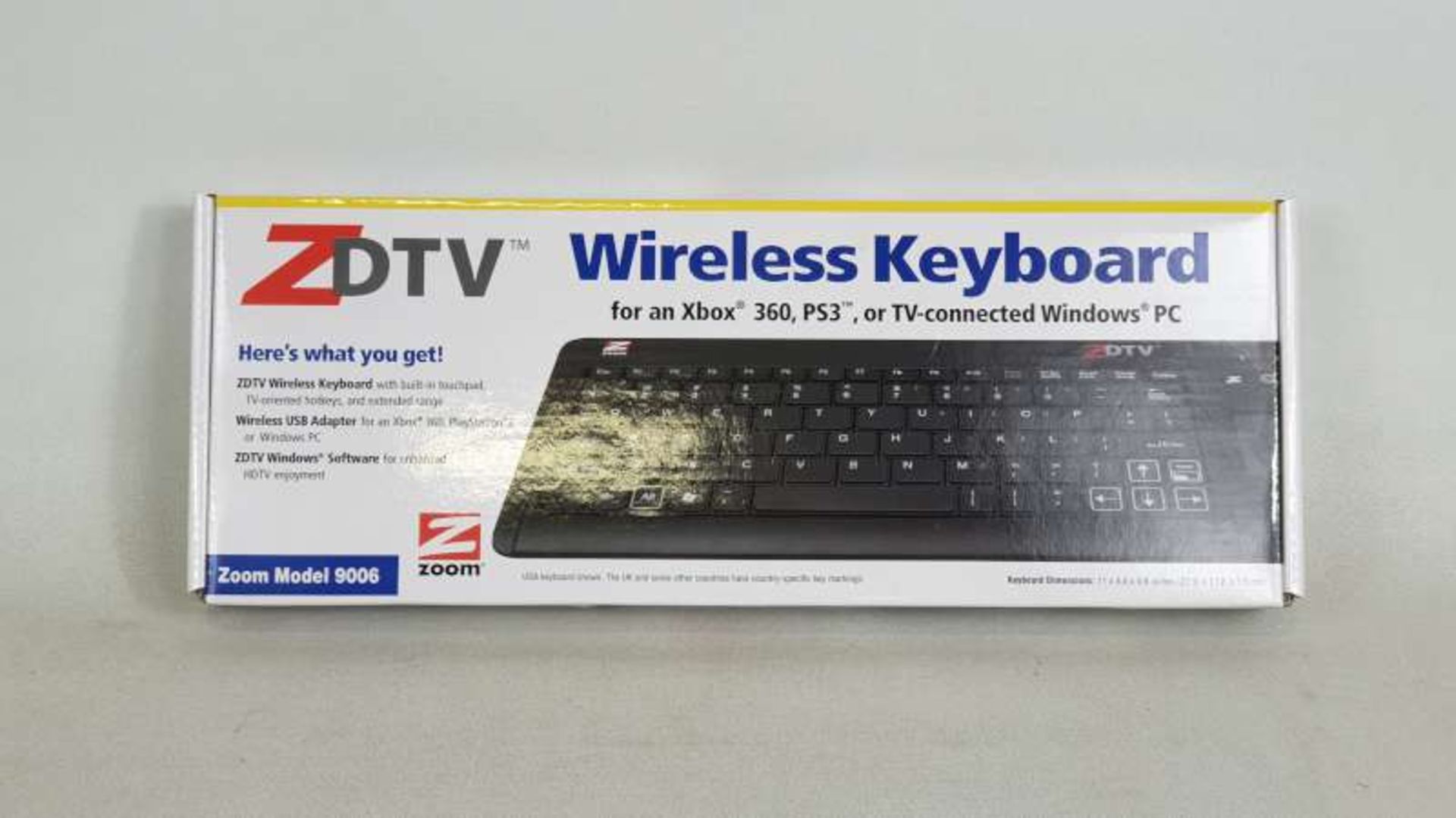 20 X BRAND NEW ZDTV WIRELESS KEYBOARDS IN 1 BOX