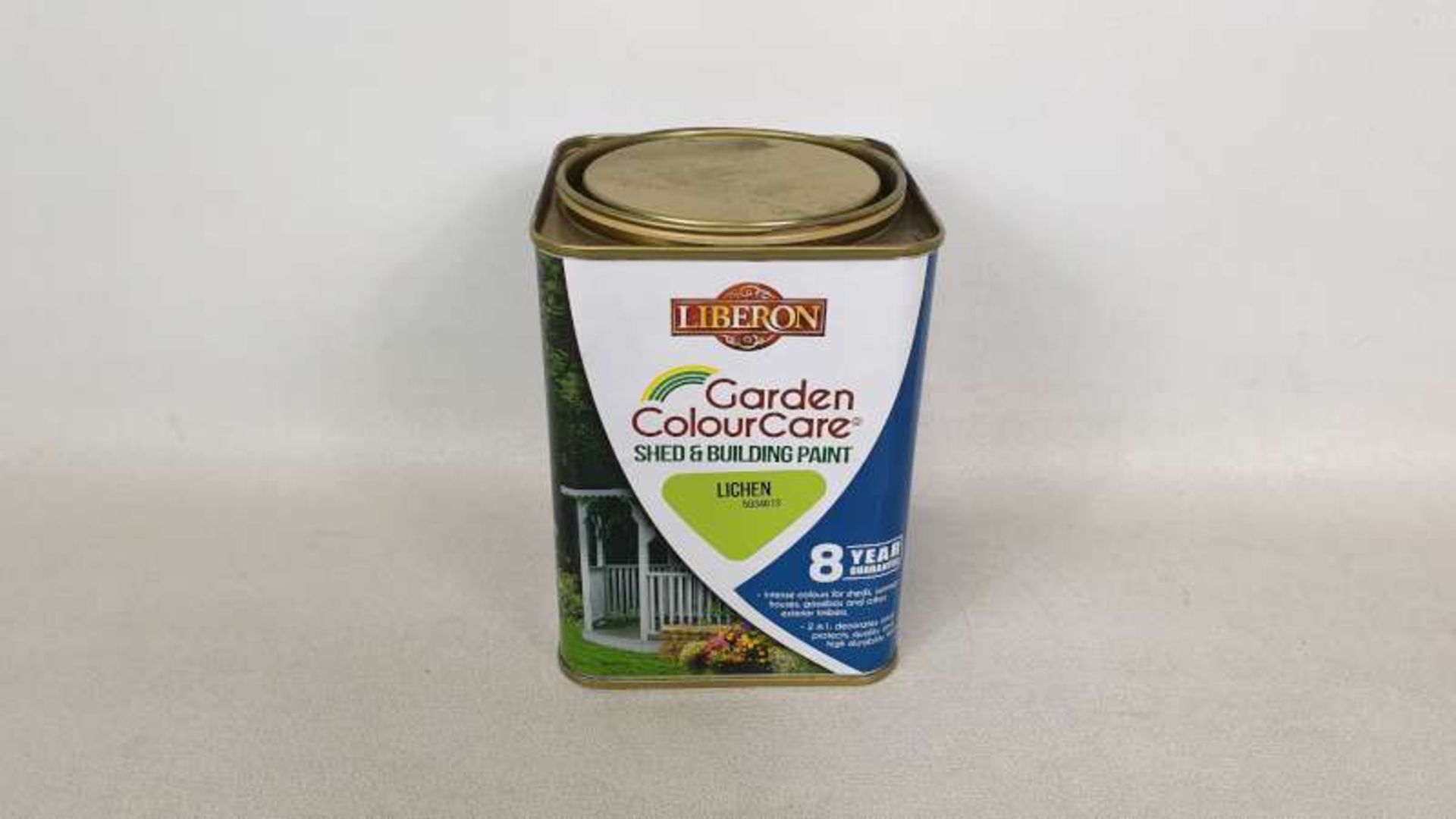 30 X 1 LITRE LIBERON GARDEN COLOUR CARE SHED AND BUILDING LICHEN COLOURED PAINT