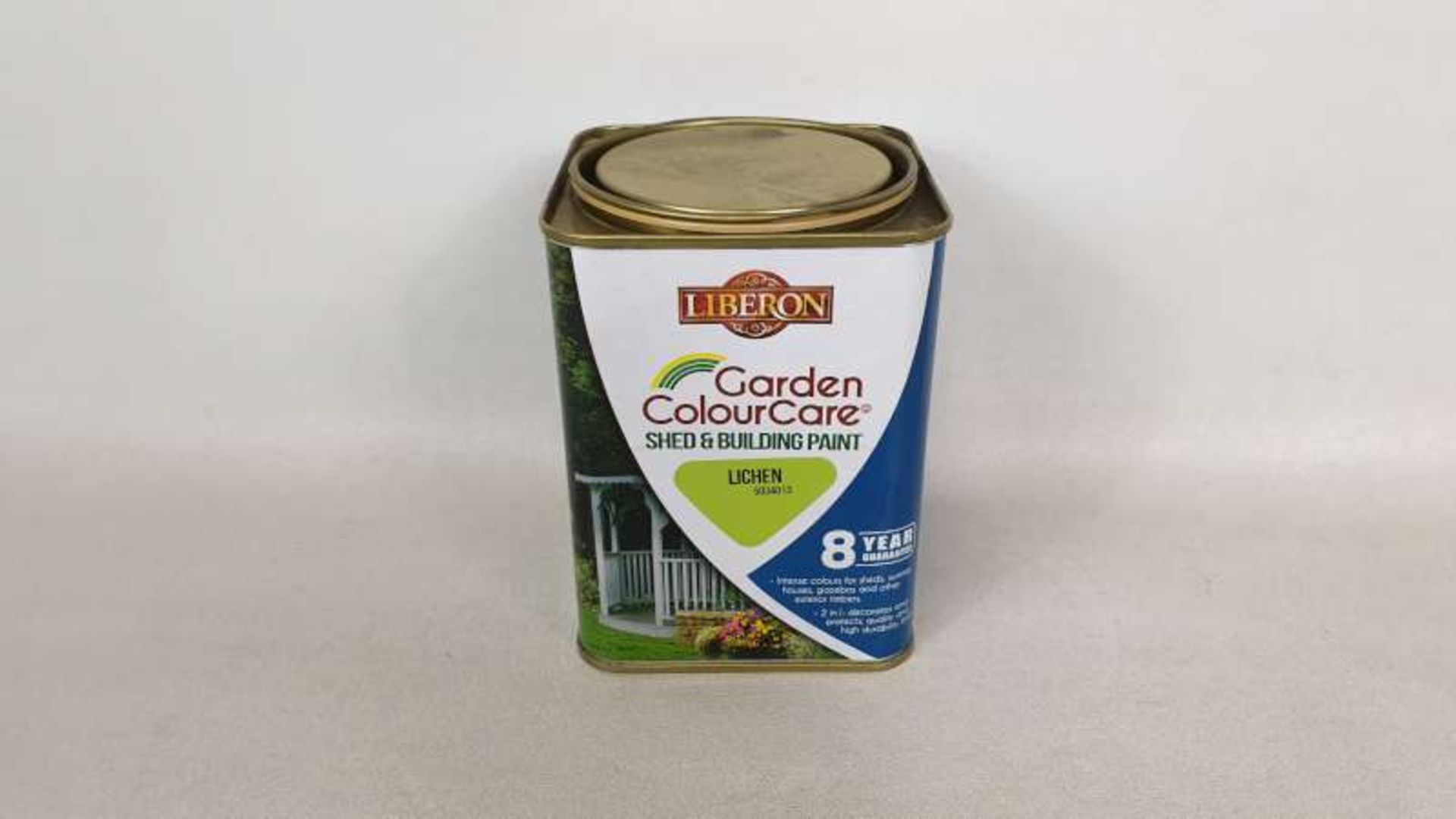 30 X 1 LITRE LIBERON GARDEN COLOUR CARE SHED AND BUILDING LICHEN COLOURED PAINT