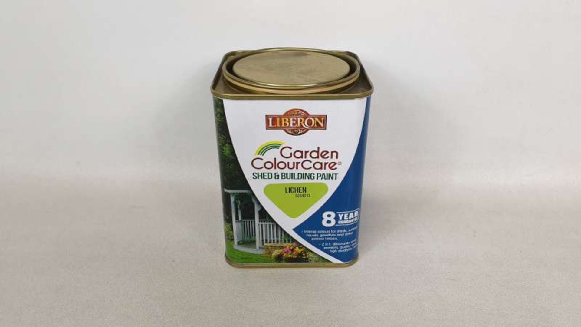 30 X 1 LITRE LIBERON GARDEN COLOUR CARE SHED AND BUILDING LICHEN COLOURED PAINT