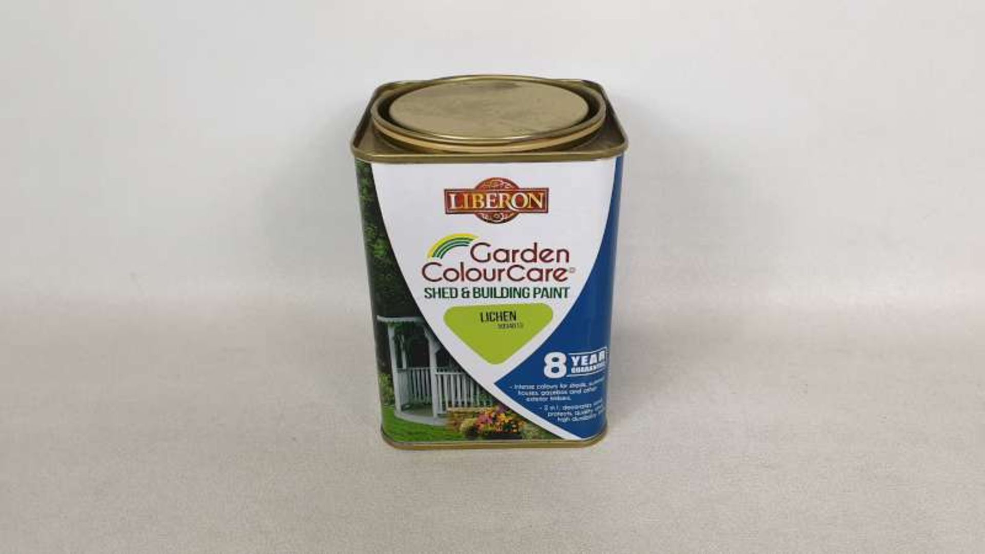 30 X 1 LITRE LIBERON GARDEN COLOUR CARE SHED AND BUILDING LICHEN COLOURED PAINT