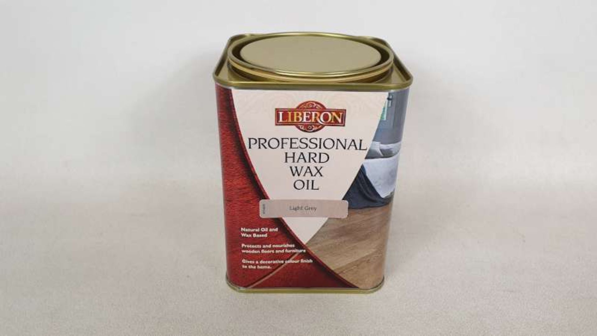 15 X 1 LITRE LIBERON PROFESSIONAL HARD WAX OIL COLOUR LIGHT GREY