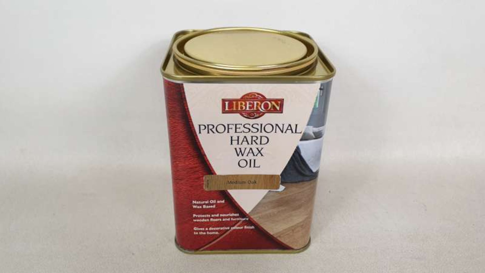 15 X 1 LITRE LIBERON MEDIUM OAK COLOURED PROFESSIONAL HARD WAX OIL