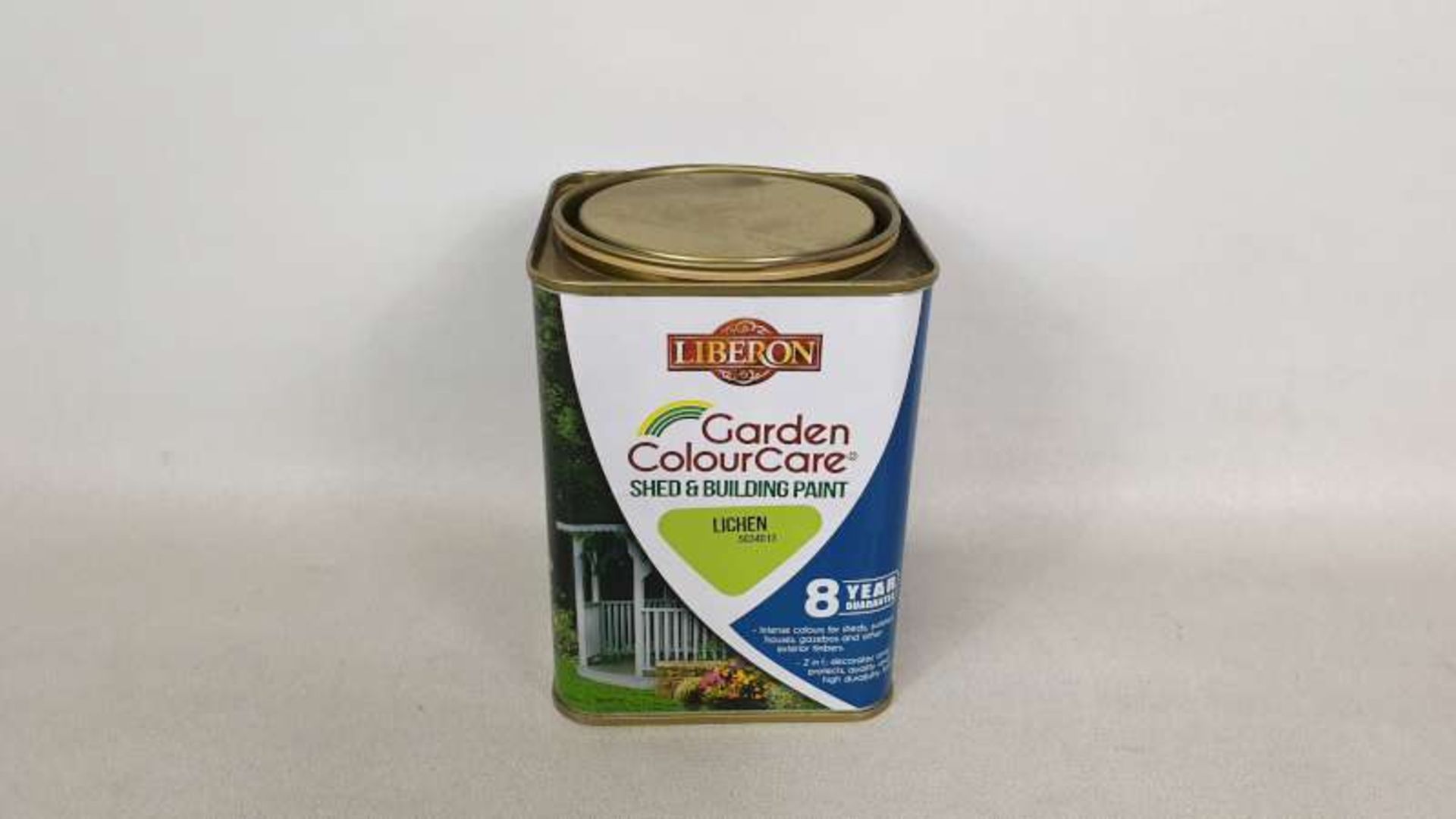 30 X 1 LITRE LIBERON GARDEN COLOUR CARE SHED AND BUILDING LICHEN COLOURED PAINT