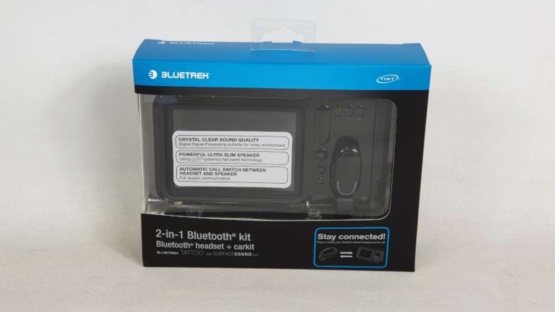 80 X BLUETREK 2 IN 1 BLUETOOTH KITS IN 4 BOXES